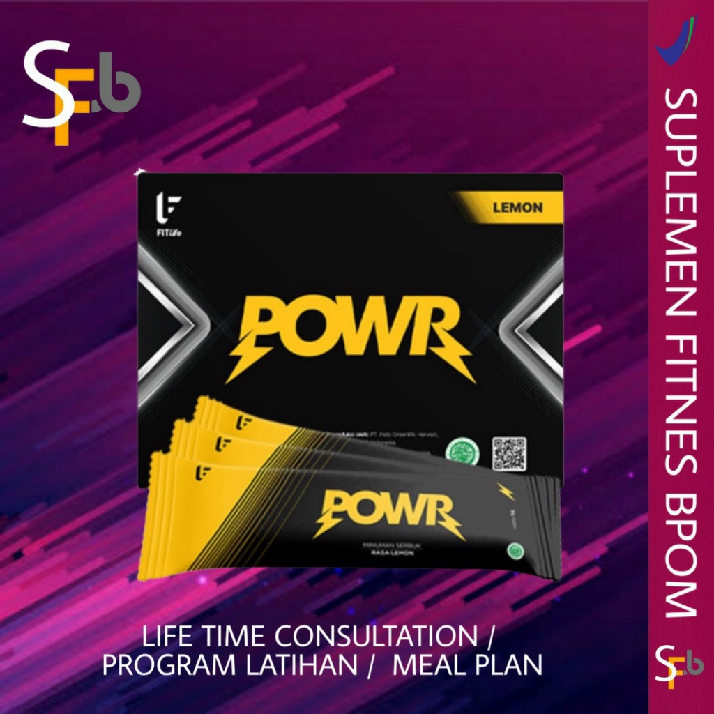 FITLIFE POWR Preworkout By Fit life Fitlife Power BPOM HALAL
