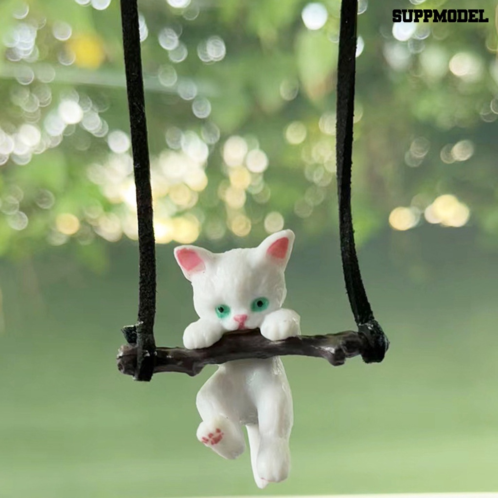 [Auto] Liontin Mobil Desain Kartun Tidak Mudah Luntur Ramah Lingkungan Kuat Ketangguhan Pengerjaan Halus Dekorasi Langsung Gantung Kreatif Lucu Cabang Kucing Spion Liontin Untuk Hadiah