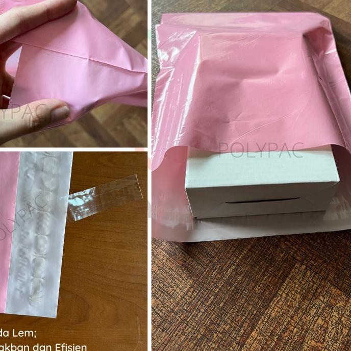 

Kirim LANGSUNG Polymailer Warna Glossy [20x30] isi 100 pcs - Plastik Polymailer Lem Kantong Packing Online++