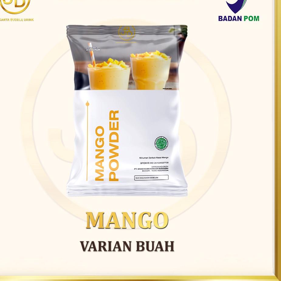 

[KODE 08CSW] Bubuk Minuman MANGO Powder 1 KG - JAKARTA BUBBLE DRINK