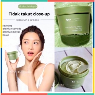 BPOM MAIGOOLE Green Tea Clay Mask Masker Wajah Greentea Clay Mask 100gr XX033