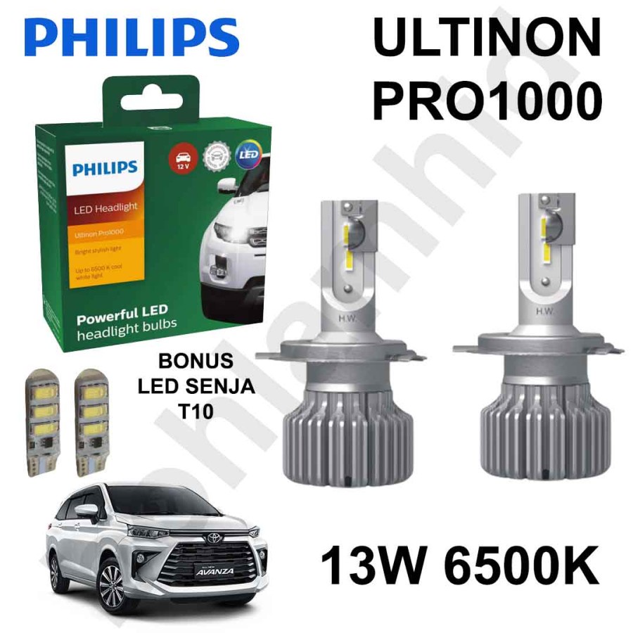 Lampu LED AVANZA XENIA 2012-2021 Philips Ultinon Pro1000 Bohlam LED