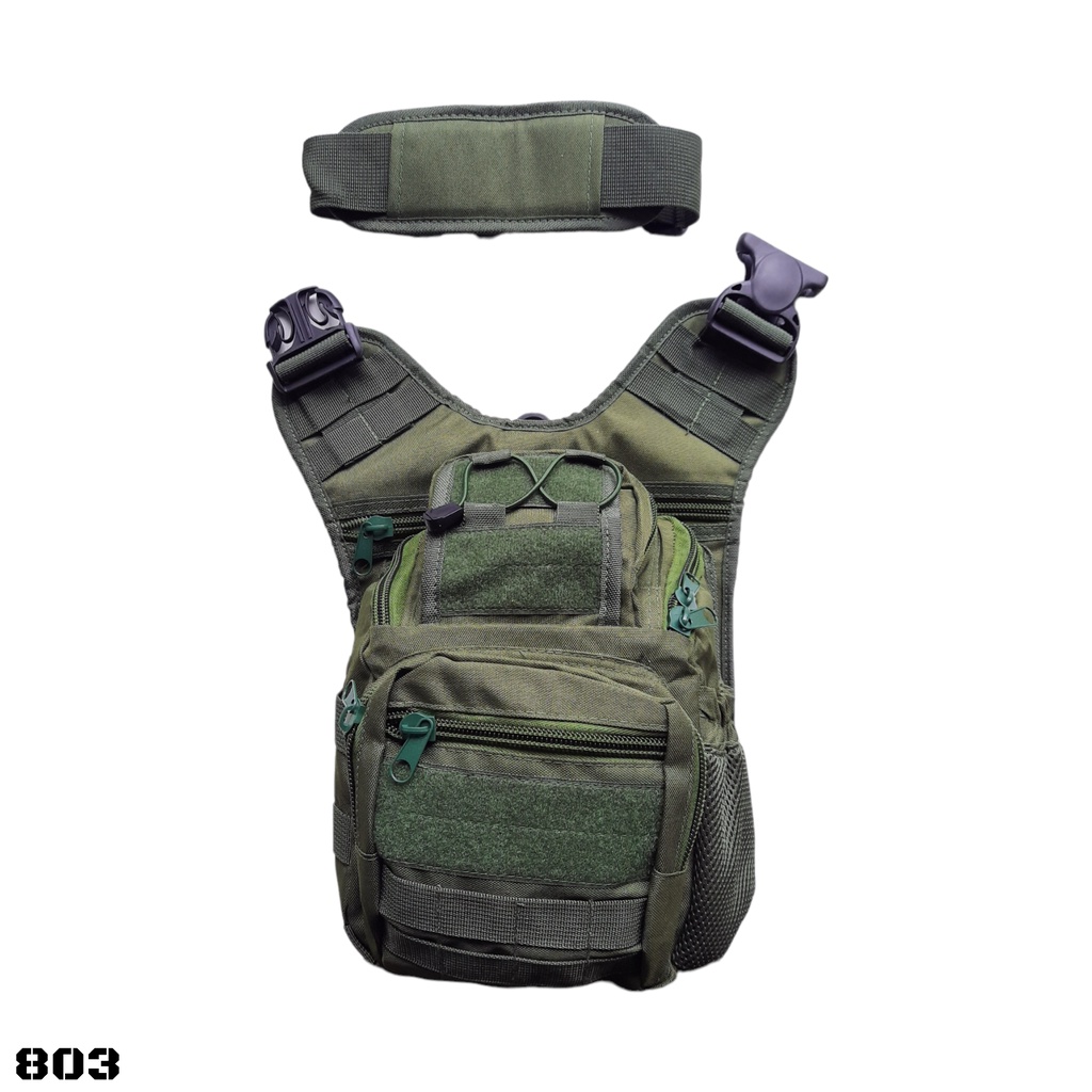 Tas Slempang Army 803 Kecil Material Cordura Lokal.