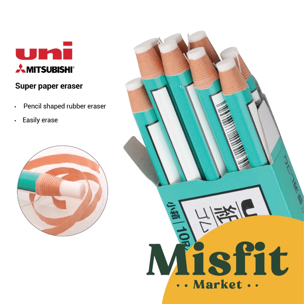 

Uni Mitsubishi Super Paper Eraser Penghapus Gambar Kertas Pencil Pensil