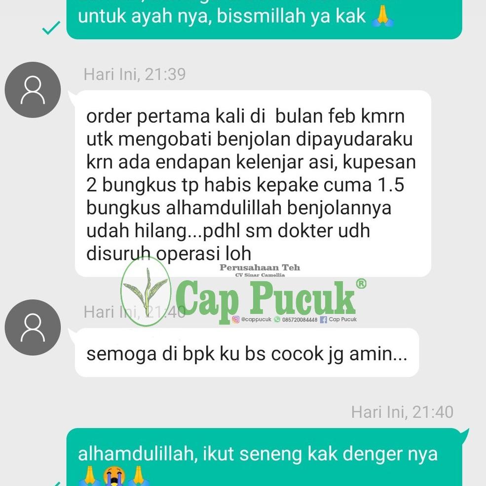 

R(84♫♪) BENALU TEH ASLI CAP PUCUK bisa cod