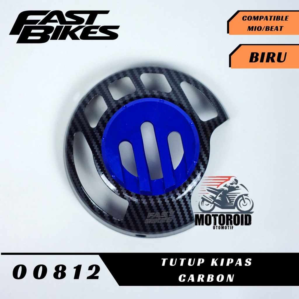 Cover Tutup Kipas Cnc Carbon Matic Honda Yamaha Beat Mio Scoopy Mio Soul Xeon Mio j Universal