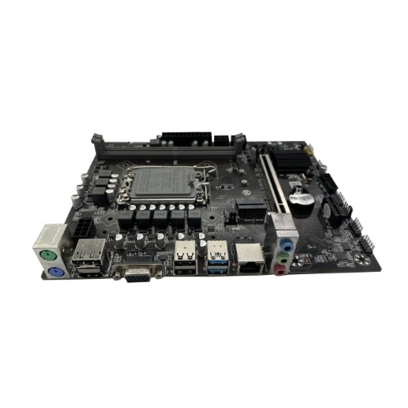 Zzz H610 Desktop PC Motherboard LGA1700 2xDDR4 Terintegrasi RTL8111G/H 1000mbps LAN