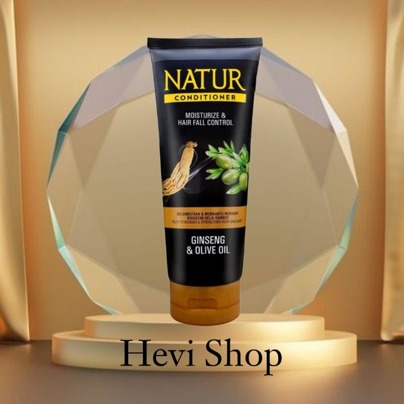 Jual NATUR Conditioner Ginseng & Olive Oil (165ml) Shopee Indonesia