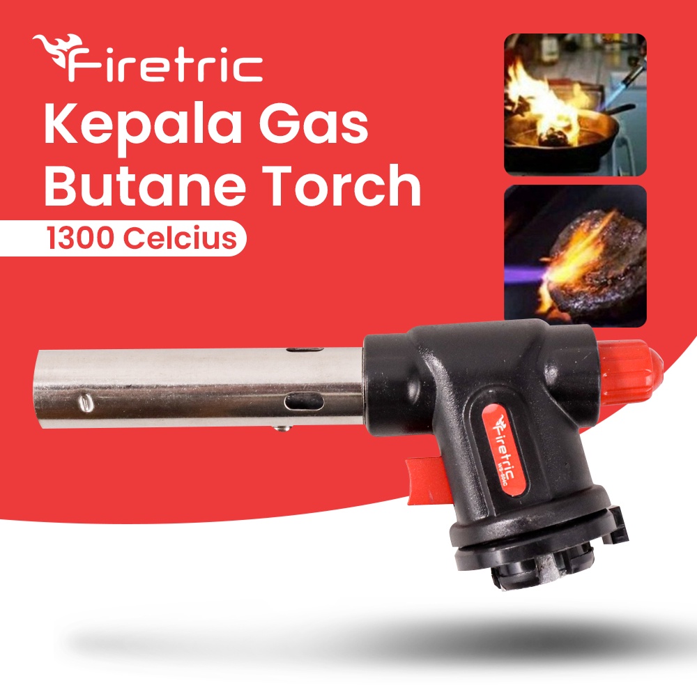 Kepala Gas Butane Multi Purpose Torch 1300 Celcius - WS-504C - OMHX81BK Black