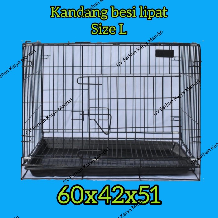 Kandang kucing kelinci size L