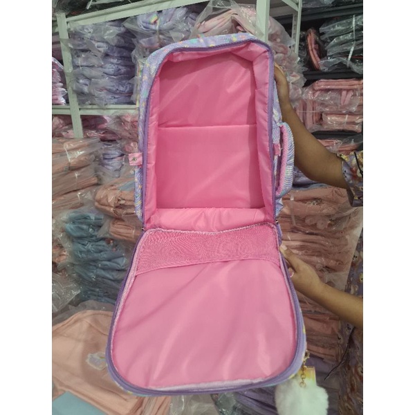 Tas Ransel Backpack Anak Sekolah Perempuan SD model Pelangi Kakami