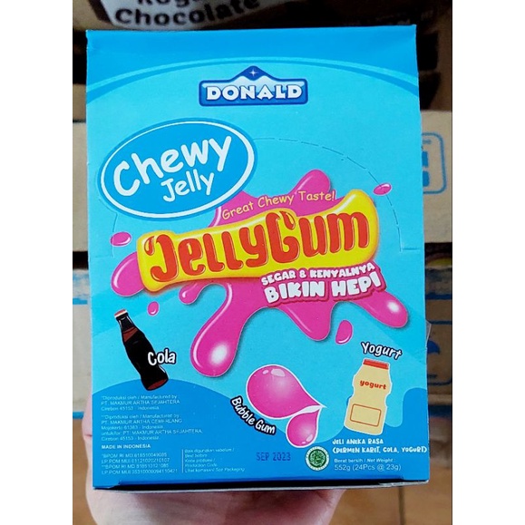 Marico Jellygum / Chewy Jellygum 552 gr ( 23gr x 24pcs )