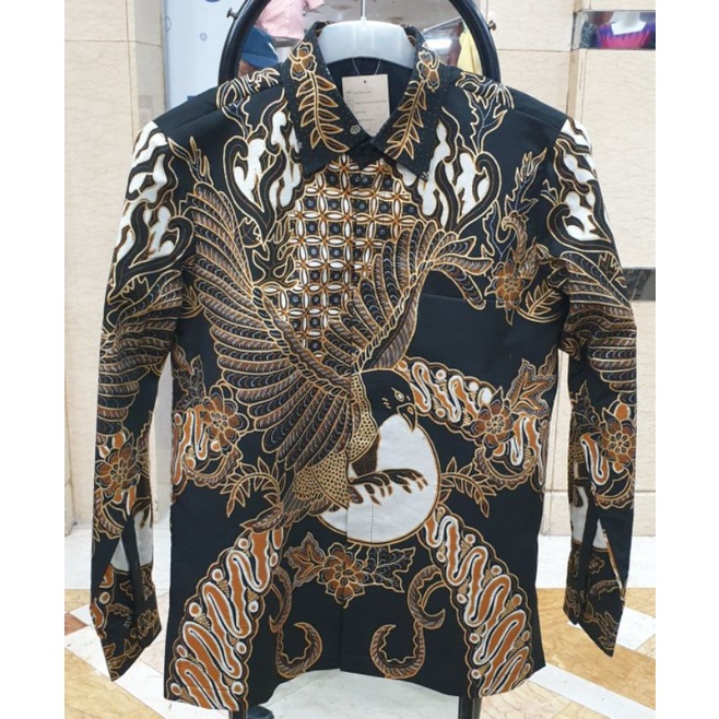 KEMEJA BATIK TULIS/BATIK PRIA/BATIK PRADA EMAS