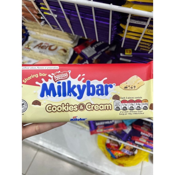 

Jastip snack arab saudi madinah mekkah coklat nestle milkybar cookies & cream