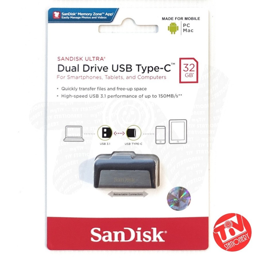 Flash Drive SANDISK Ultra Dual USB Type-C
