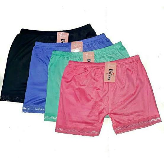 3 Pcs Celana Pendek / Short Wanita - Model Renda All Size Random Warna