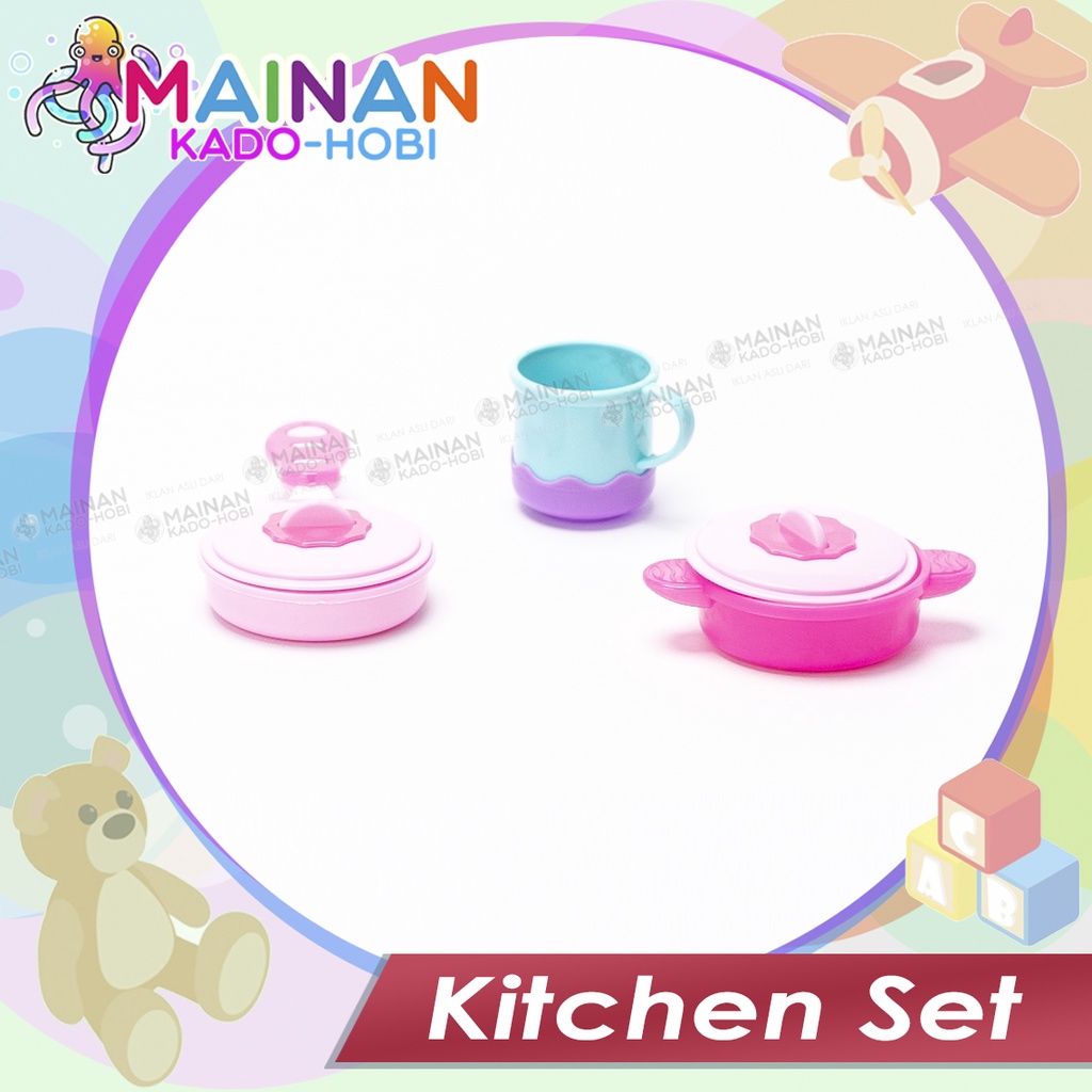 MAINAN ANAK PEREMPUAN KITCHEN SET ALAT MASAK COOKING