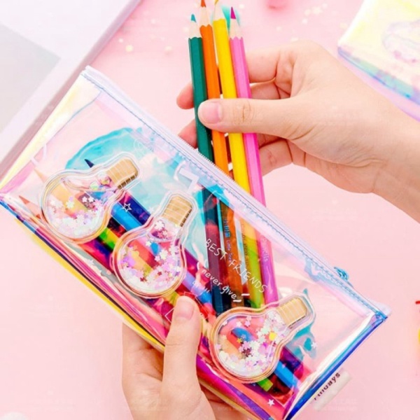 

Bulb Anak Pencil Tempat Case Sekolah Berkualitas RUMAUMA Lucu Pensil Promo ATK PULPEN