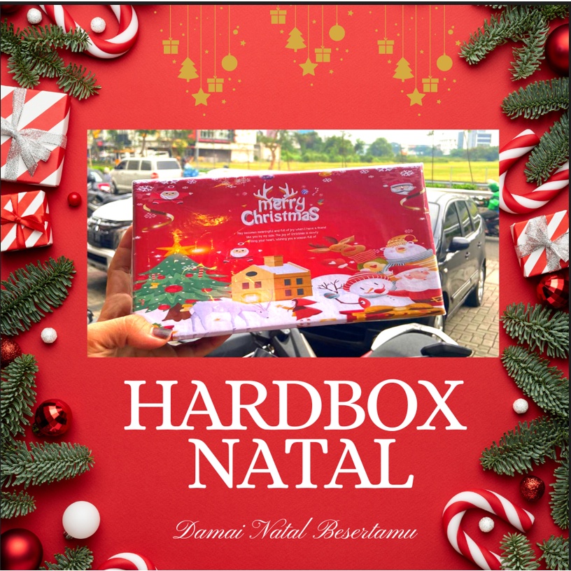 

MSP ~ HARDBOX EDISI NATAL UKURAN 12 X 22.5 X 8.5 CM