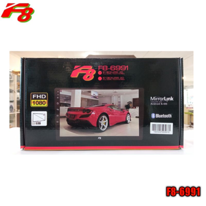 Double din F8-6991 Head Unit Android 9 inchi F8-6991