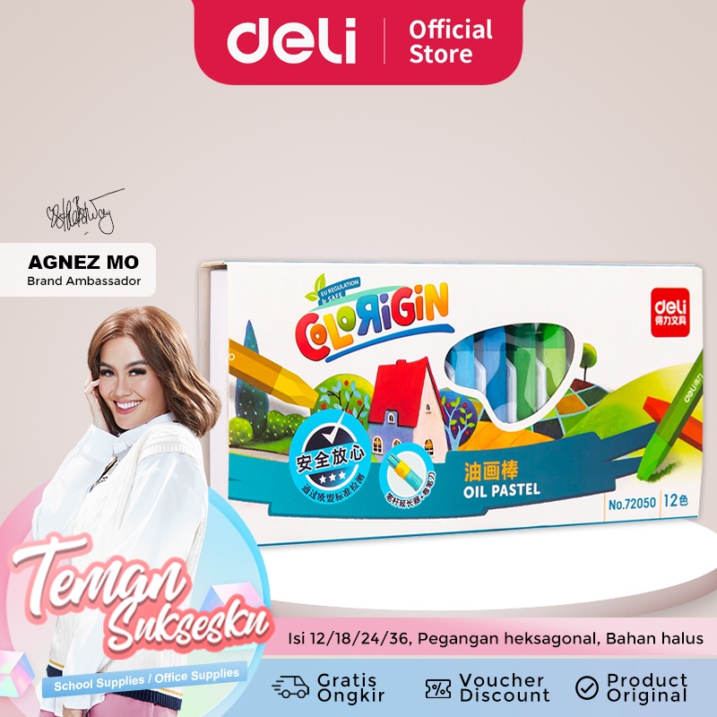 

Crayon Deli Colorigin 24 warna pendek - 72052