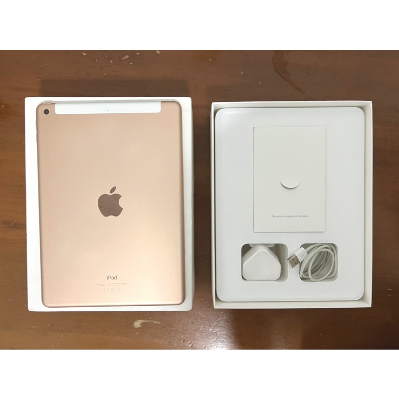 Fullset Apple iPad 6 Gen Wifi Cellular iBOX Cell Gold 32GB Second tablet iphone air pro 2 3 4 5 7 8 