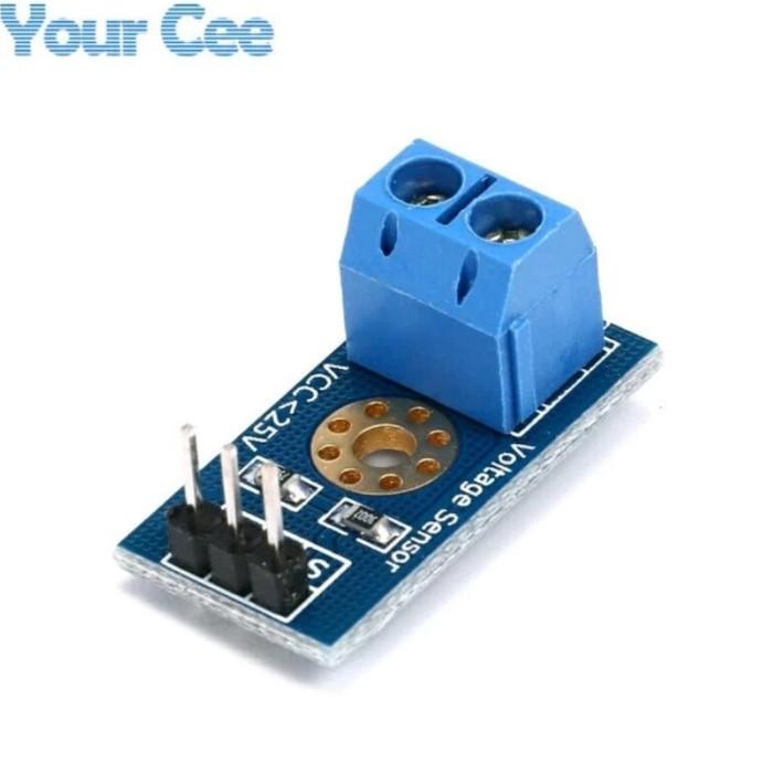 

Sensor voltase voltage tegangan listrik DC module Uno r3 nano Mega pro