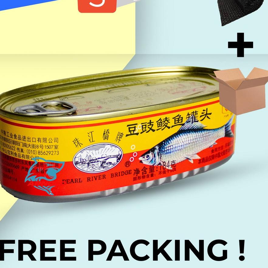 

►®◄ TTS Fried Dace with Salted Black Beans / Ikan Tausi Kaleng 184 gr