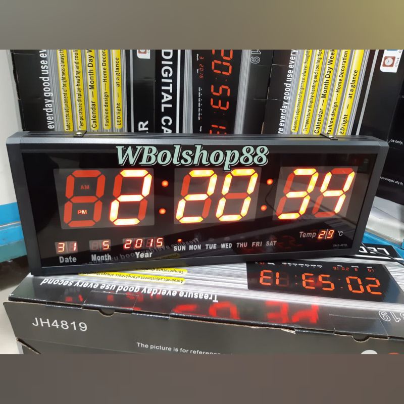 Jual LED 4819 JAM DINDING JAM DINDING DIGITAL JH4819 COCOK UNTUK