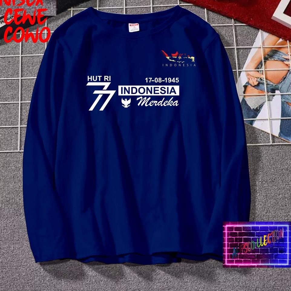 Big Sale JUMBO Cod Diskon Promo Murah/Kaos Hut RI pjg 17 agustus 1945 kemerdekaan RI /KAOS HITS/KAOS