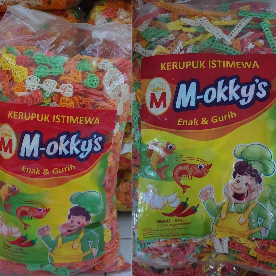 

ORIGINAL% [Bal] Kerupuk Krupuk Mentah Mawar Kepang warna warni M-Okky's