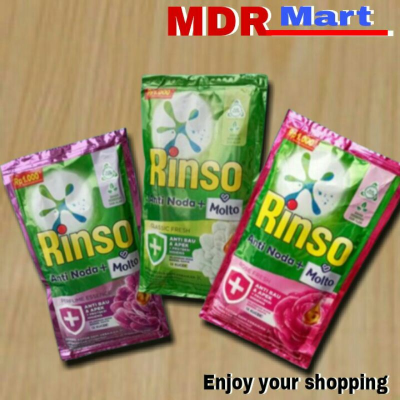 RINSO CAIR renceng isi 6 sachet