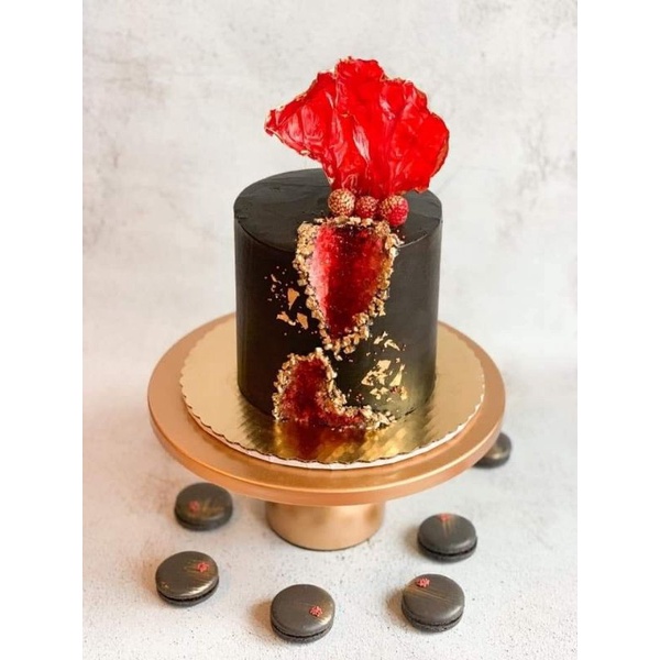 

geode birthday cake tinggi standart