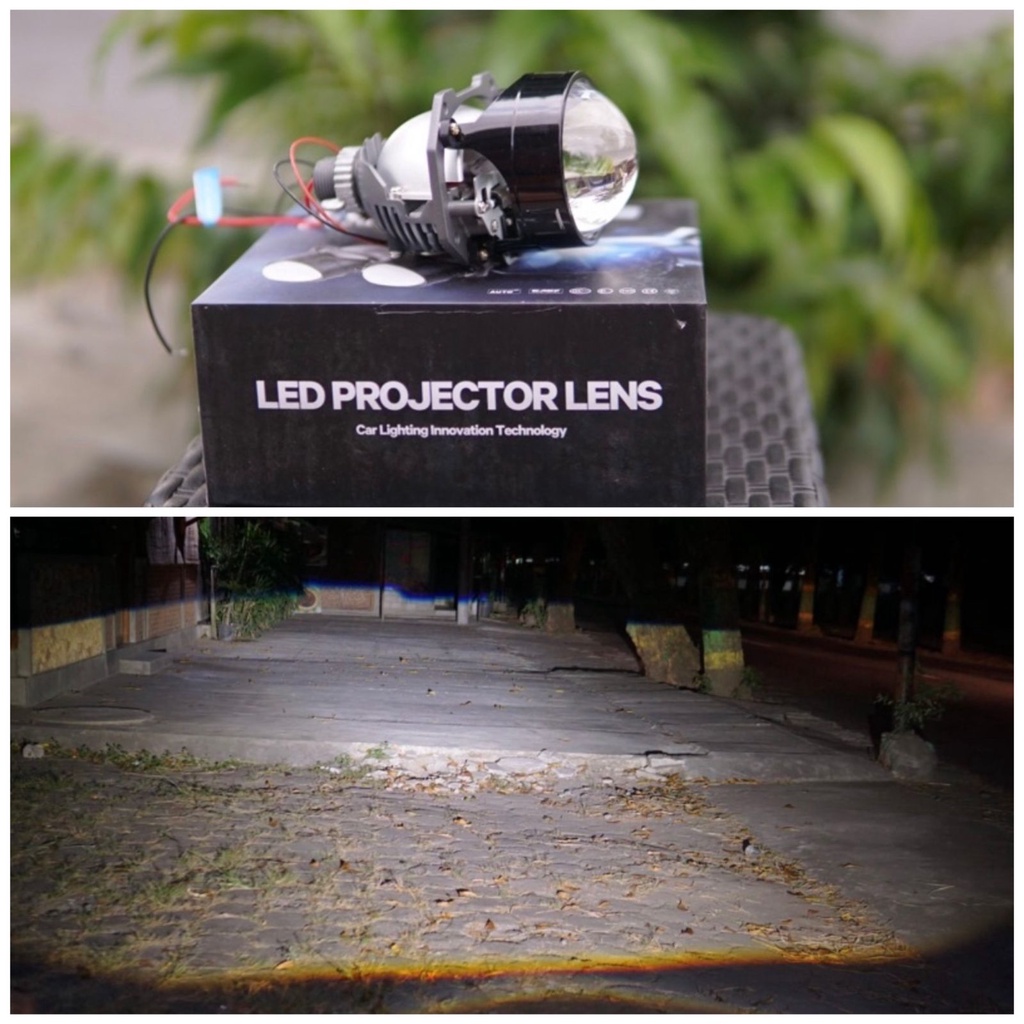 Biled WST IPH 35Watt / Fankai 40 Watt 2.5 inch Cahaya Padat Universal Motor Mobil Lampu Projector