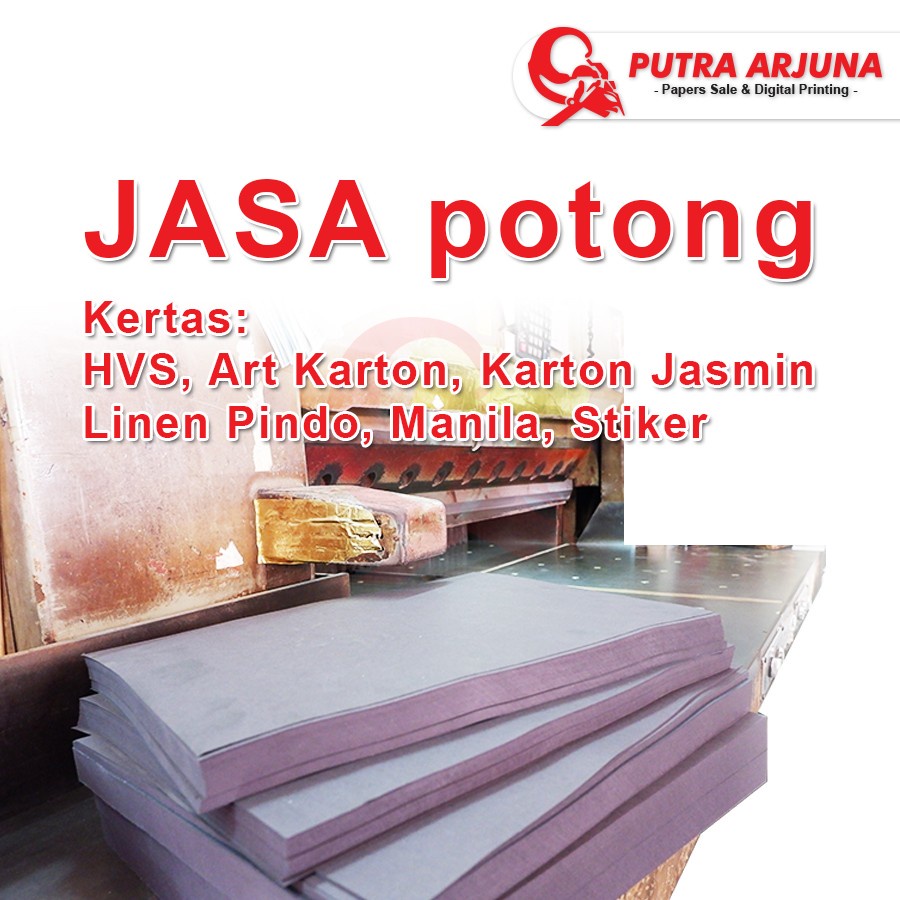 

JASA POTONG KERTAS A2, A3+, PER LEMBAR