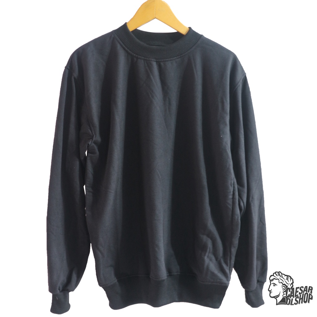 Caesar Olshop - Crewneck Unisex - Obsidian Black