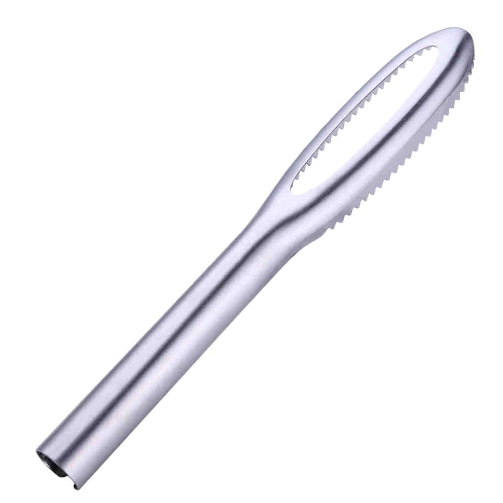 Stainless Fish Scaler Scale Portable Seafood Remover Scraper Portable Alat Dapur Penghilang Sisik Ikan Seafood