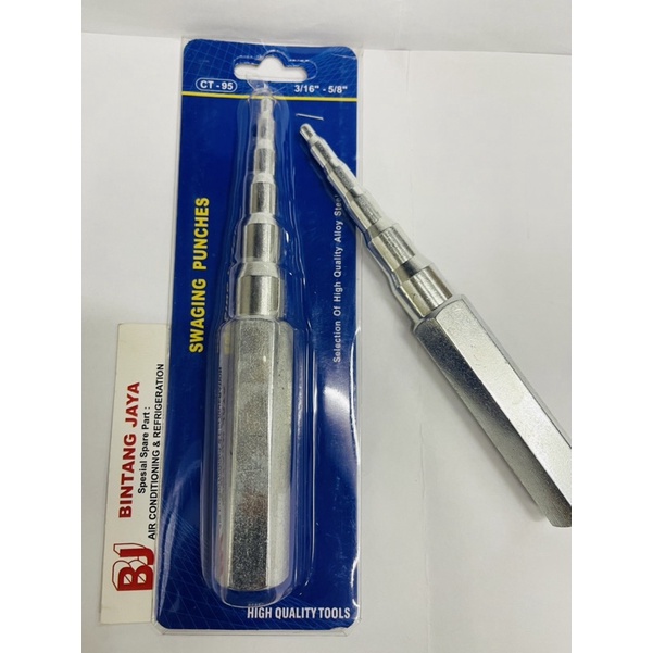 Swaging punch tools CT 95 pembesar ujung pipa tembaga