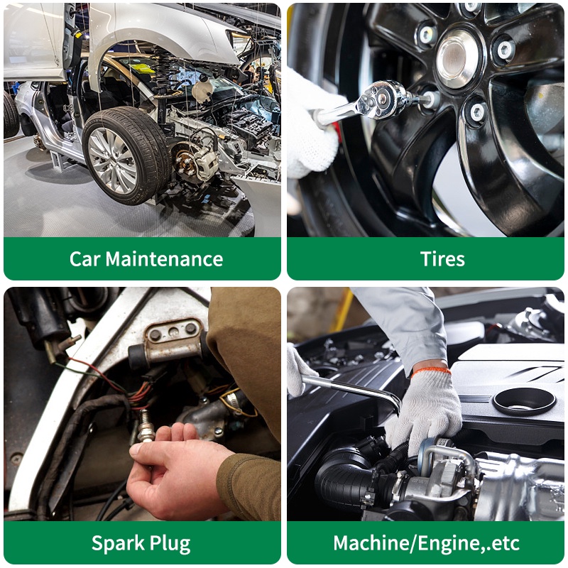 ISKU Tool kit Set Kunci Sok set 37pcs 24gigi kunci pas Set kunci Mata Sok lengkap 37 pcs