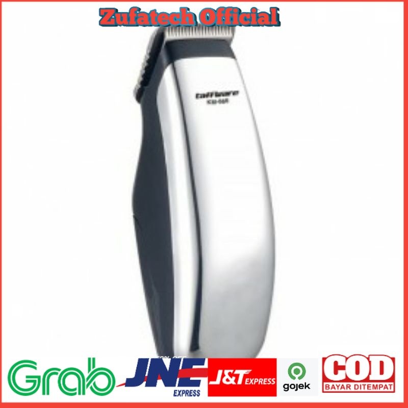 TAFFWARE Alat Cukur Elektrik Hair Trimmer Shaver - KM-666 - Black - 7BHX06BK