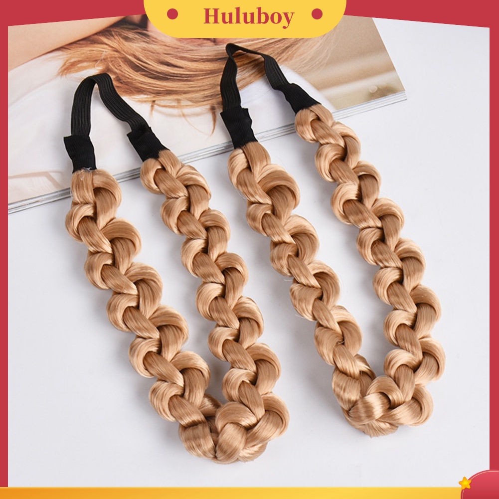 Bandana Rambut Model Kepang Elastis Untuk Wanita