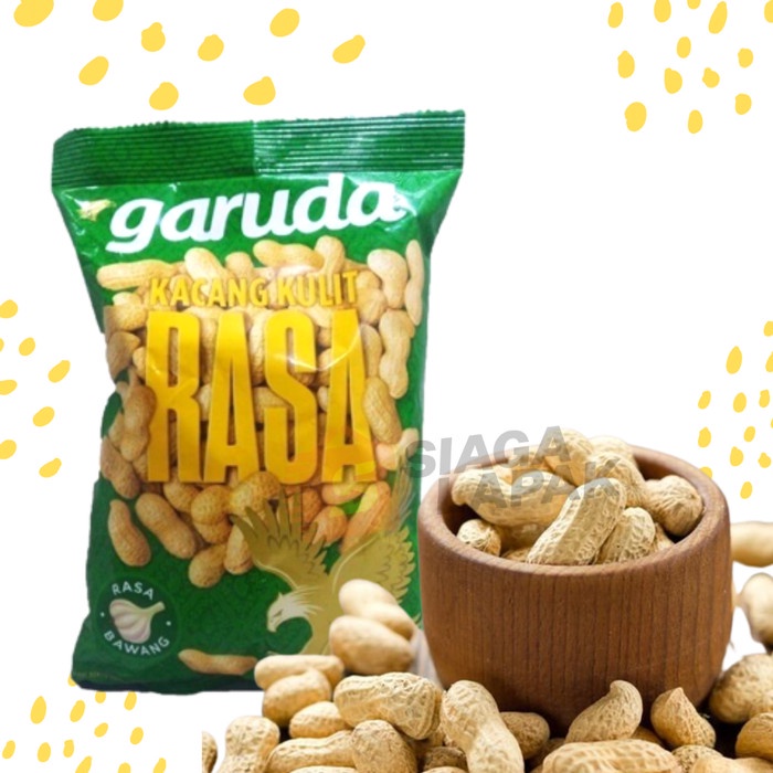 

Kacang Kulit Garuda Rasa Bawang Garing 55gr