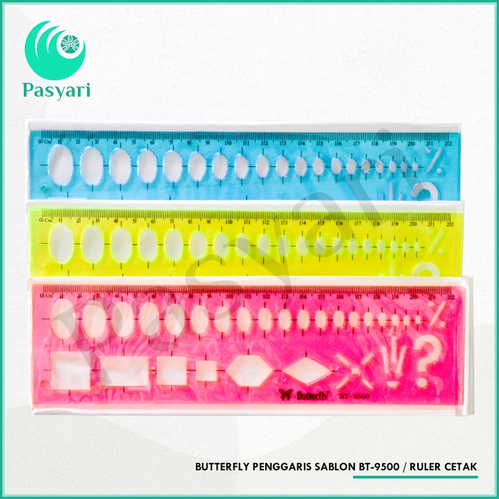 

Butterfly Penggaris Sablon BT-9500 / Ruler cetak