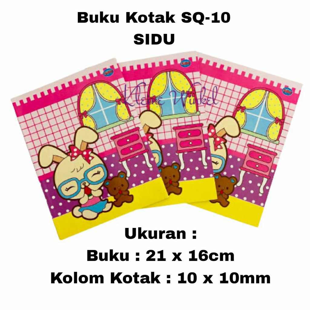 

Buku Kotak SIDU SQ-10 & SQ-14 1pcs/ECER