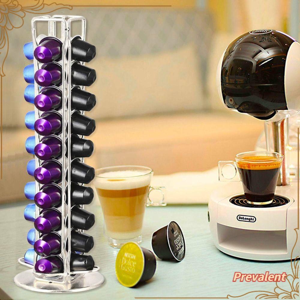 Preva Coffee Pod Holder Bar Aksesoris Cup Holder Shelves Rak Coffee Bar Rotatable