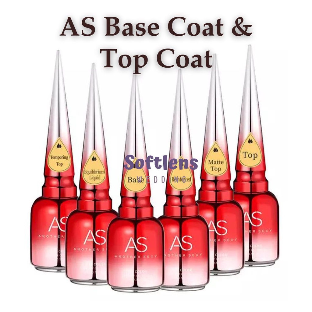 GEL 15ml Top Coat Base Coat Gel Pimer  Soak Off Gel Polish Tahan Sampai 2 Bulan