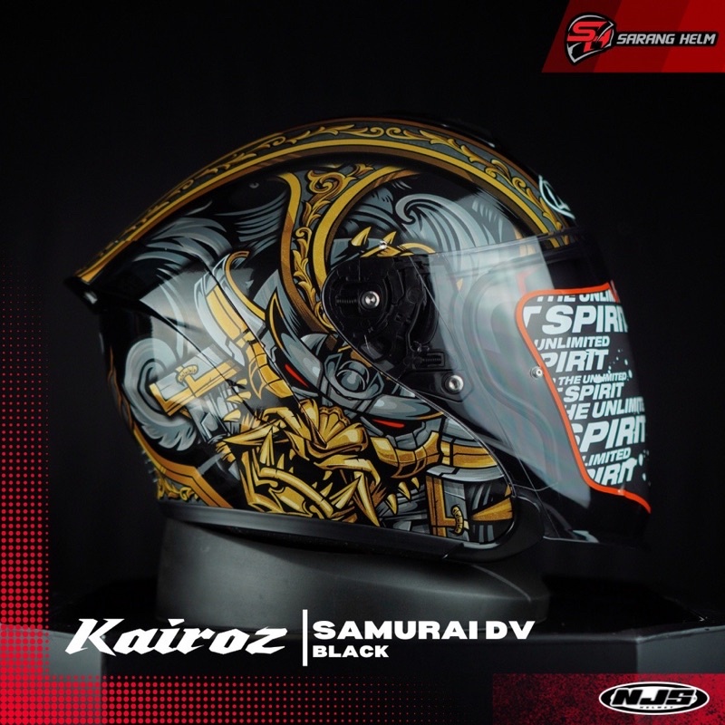 HELM NJS KAIROZ MOTIF SAMURAI VIRAL