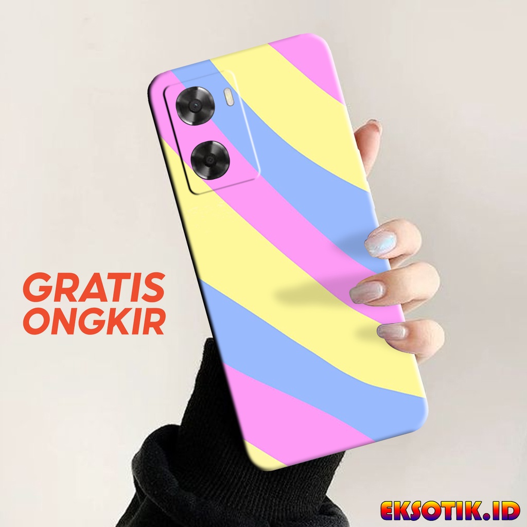 Case Oppo A57 2022 - Eksotik.id - Casing Oppo A57 2022 - Case Rainbow - Skin Handphone - Silikon Opp