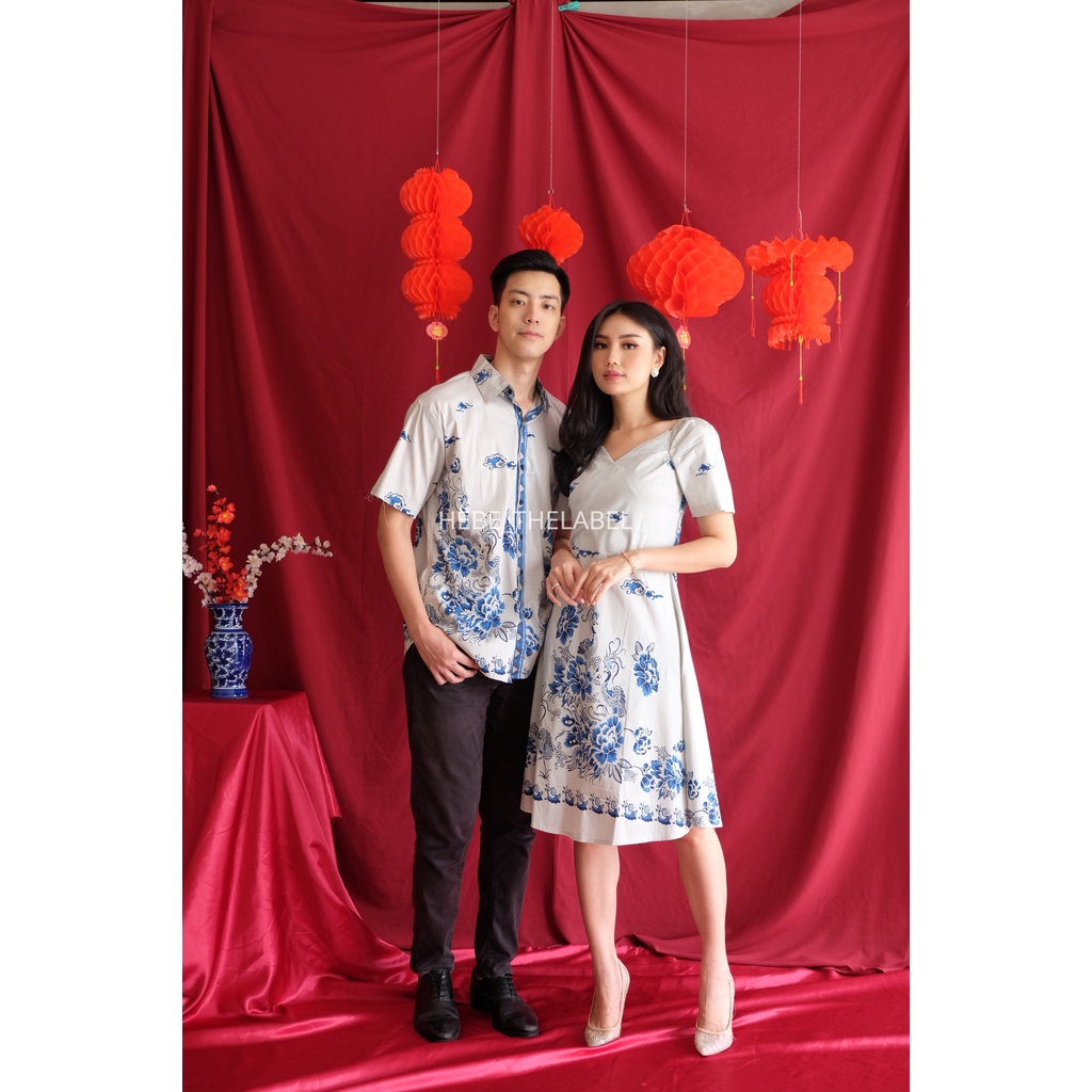 Isvara Batik Cheongsam Chinese New Year - (Men Short-Elera-Jenna-Kora-Amia-Mila-Amber-Kina)