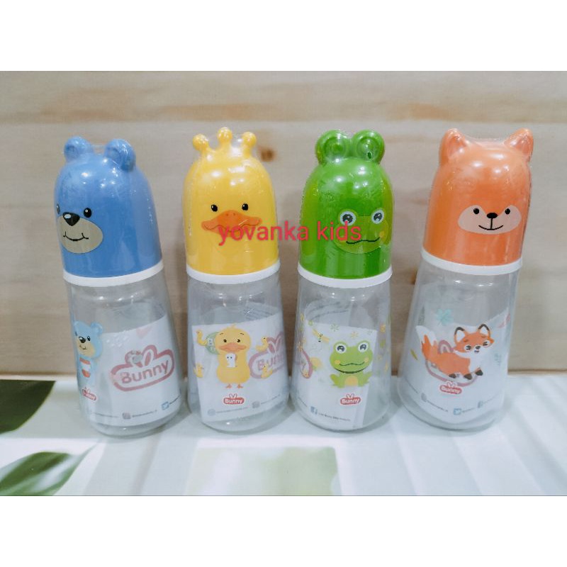 Botol Susu Karakter Slim Neck Bunny BPA Free 250 Ml/150 Ml/60 ml 2417 /1217